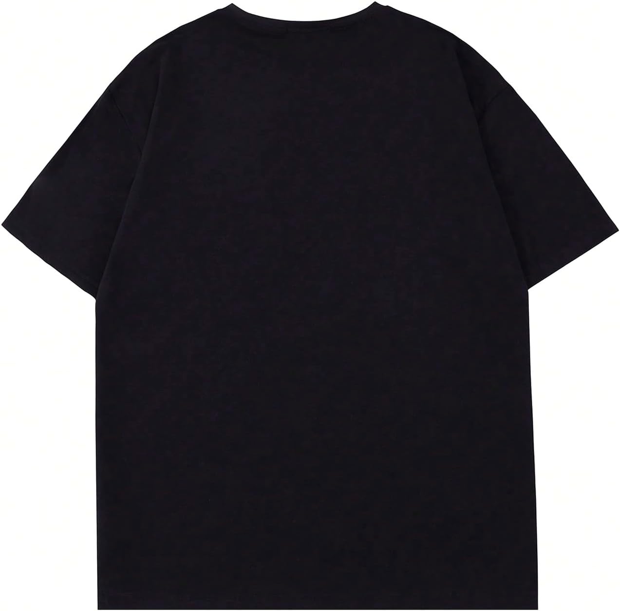 men Oversized Graphic Tees Crew Neck Short Sleeve Vintage Streetwear T Shirt Tops - Image 2