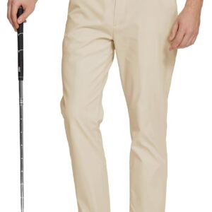 Golf Pants Men Quick Dry - 30"/32"/34" Stretch Lightweight 5 Pockets Water-Resistant Casual Mens Dress Pants