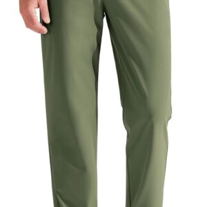 Men's Golf Pants Classic Fit Flat Front Work Dress Pants 29" 31" 33" Stretch Casual Pants Lightweight with Pockets