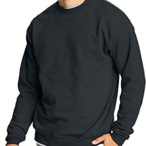 Men's  Fleece, Pullover Crewneck Sweatshirt, 1 or 2 Pack