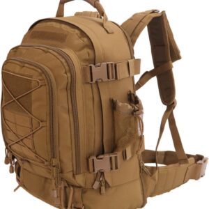 Expandable 40-64L Military Tactical Backpack 3 Day Bag Hiking Gym Sport Camping
