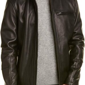 Men's Smooth Leather Moto Jacket