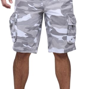 men Belted s, Relaxed Fit Casual Knee Length s for Men (Big and Tall Shorts for Men)