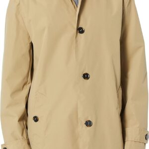 Men's Classic Stand Collar Rain Jacket