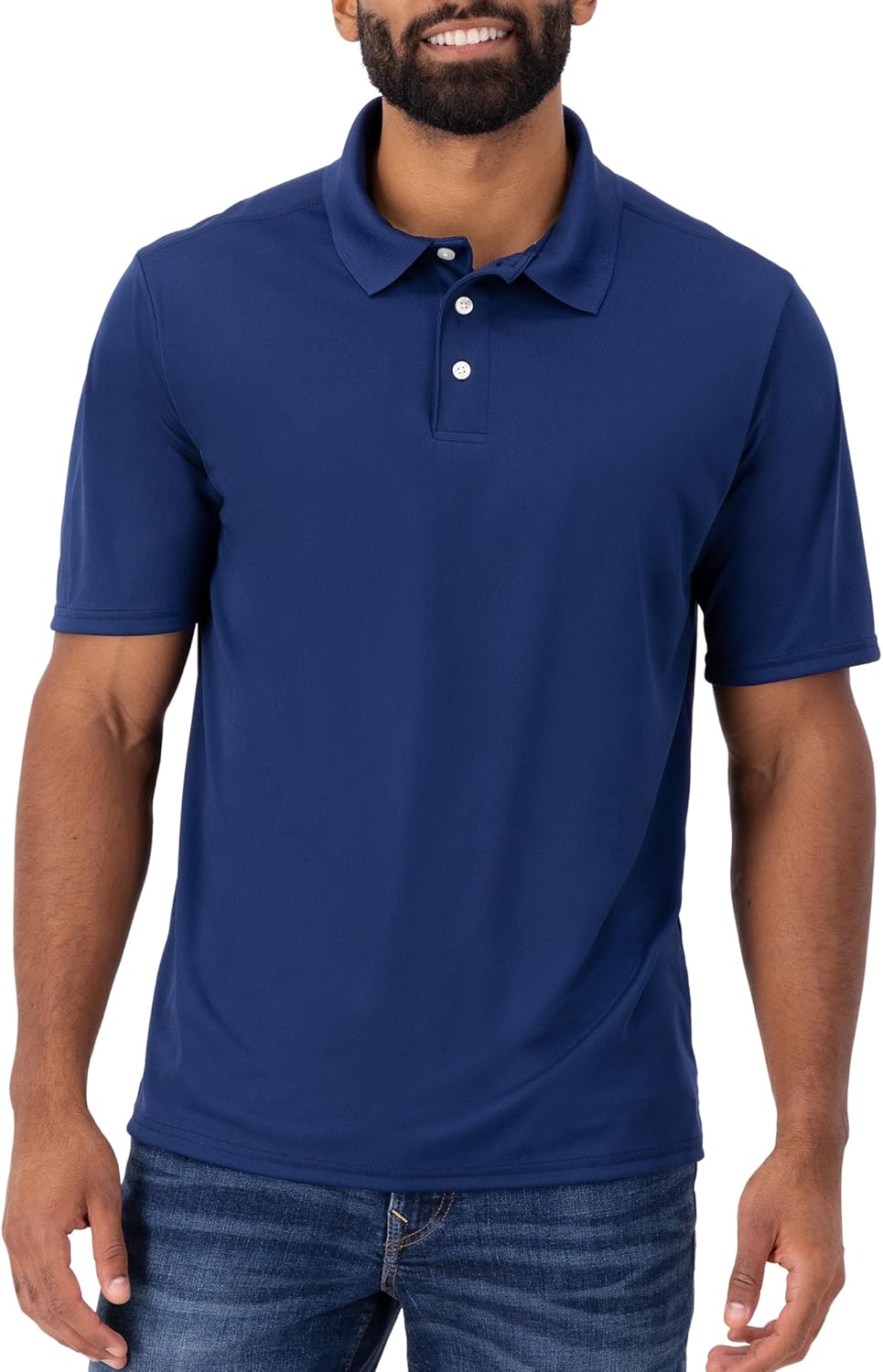 men Polo Shirt, men Moisture-Wicking Performance Polo Shirt, Jersey Knit Performance Polo Shirt