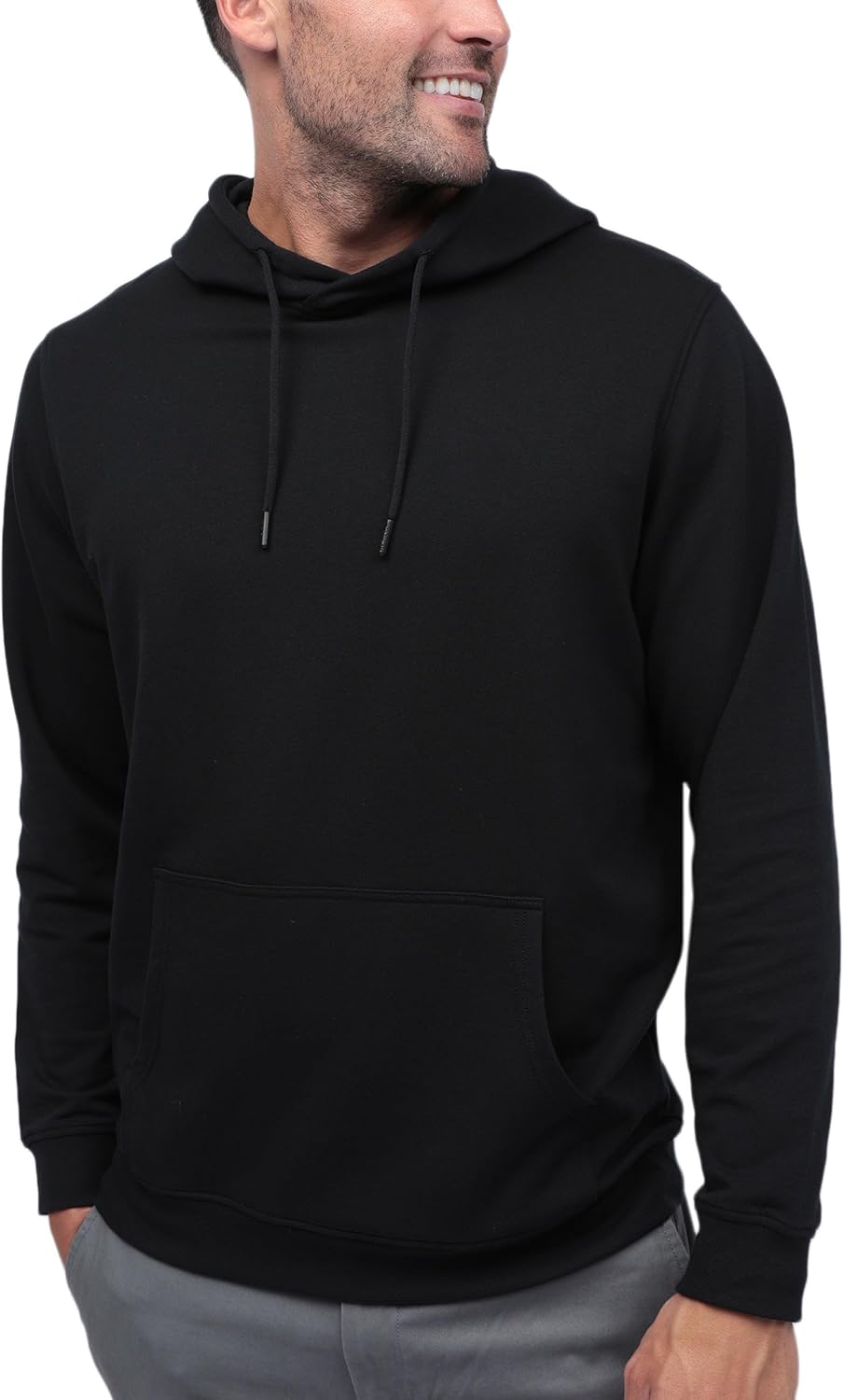 Premium Hoodies for Men S - 4XL Lightweight Casual Fitted Plain Pullover Sweatshirt