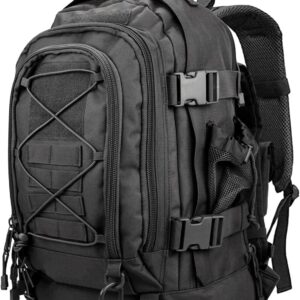 Tactical Backpack Military Army Daypack - Assault Pack for Men  Backpacks Bug Out Bag 3 Day Pack for Hiking Camping Travel Hunting Rucksack Trekking Black