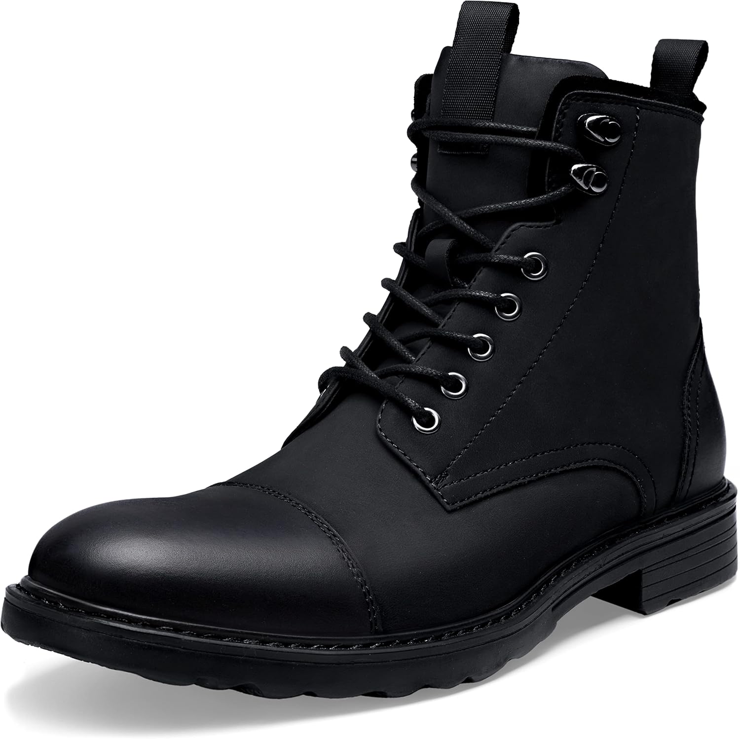 Mens Boots Motorcycle Casual Boots for Men Zipper Fashion Boots Mens