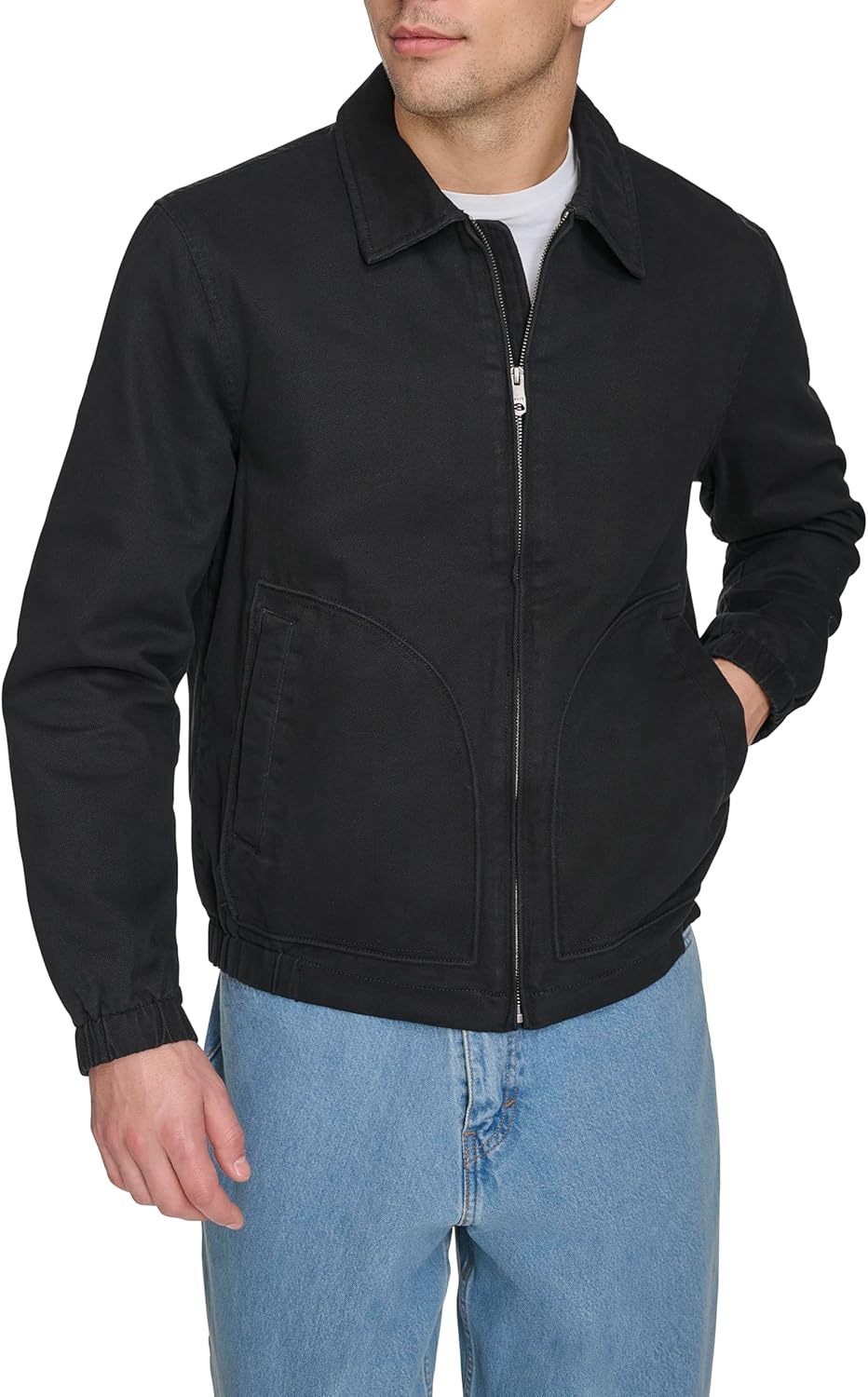 Men's Laydown Collar Cotton Depot Jacket