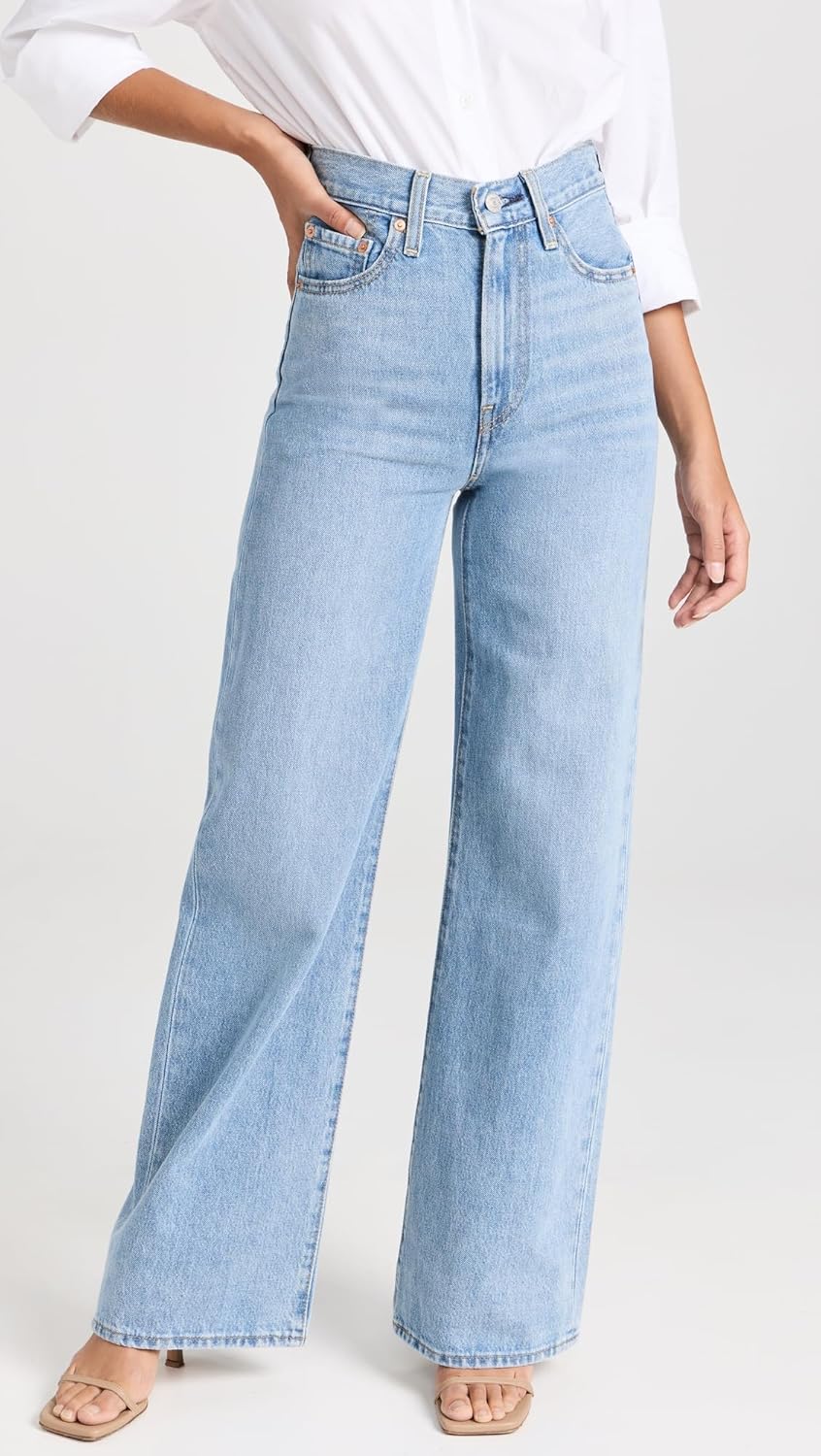 Women Ribcage Wide Leg Jeans - Image 2