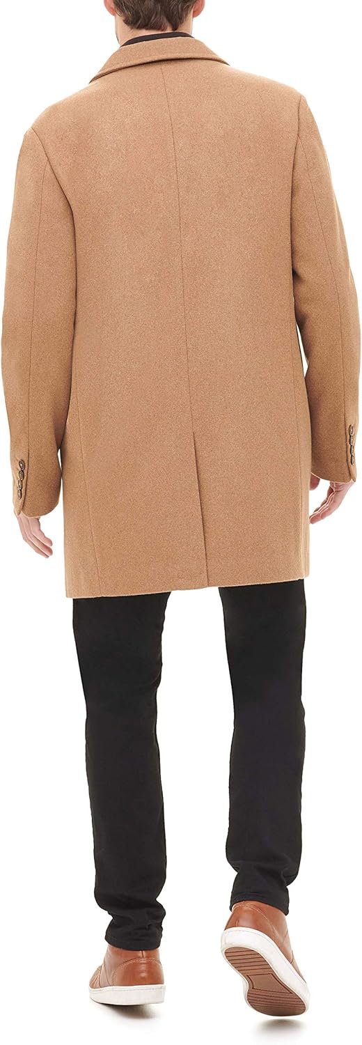 Men's Wool Blend Top Coat (Regular and Big & Tall Sizes) - Image 2