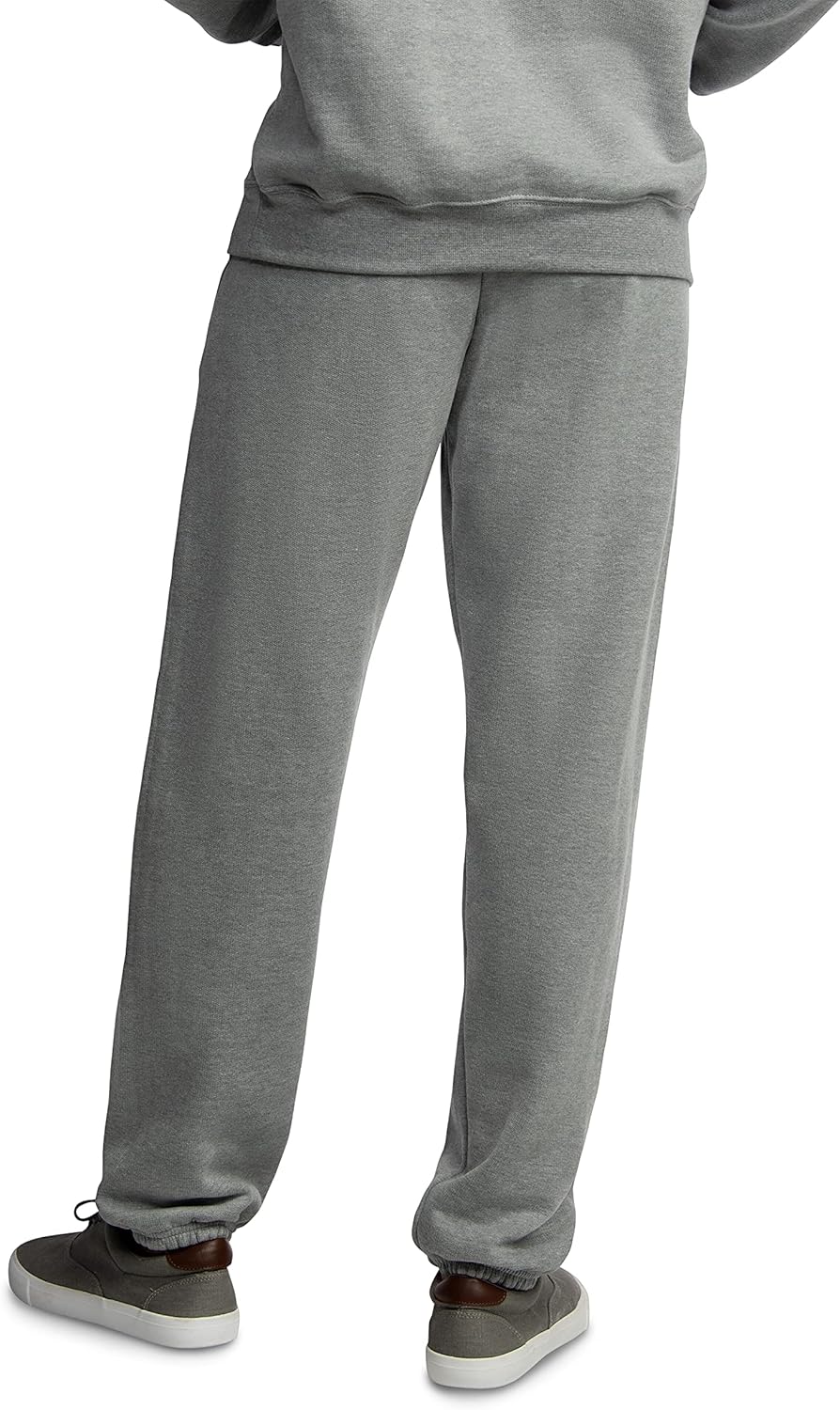 Elastic Bottom Sweatpants with Pockets, Relaxed Fit, Moisture Wicking, Breathable - Image 2