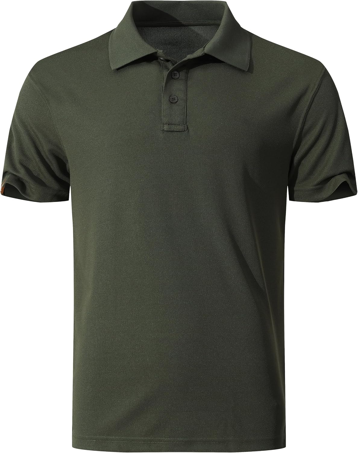 men Quick-Dry Shirts Short Sve Performance for Golf Tennis Daily Casual Collared T-Shirt - Image 2