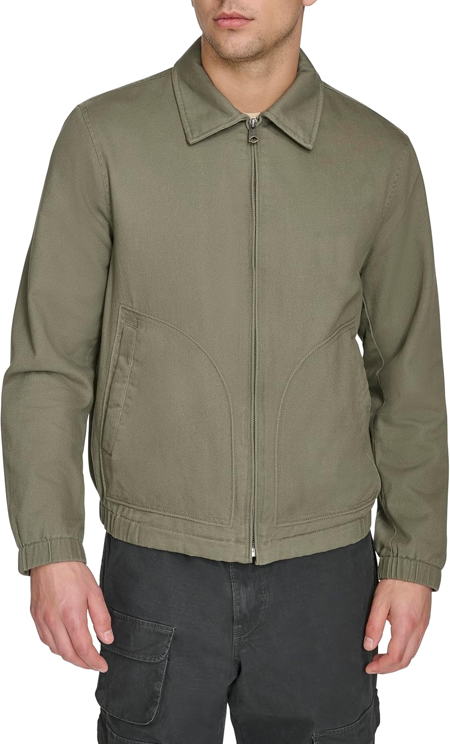 Men's Laydown Collar Cotton Depot Jacket