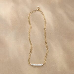 Horizon Pearl Necklace
