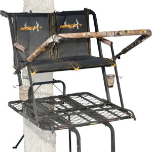 MUDDY Nexus XTL Ladder Tree Stand, 20ft, 500lb Capacity, 2-Person