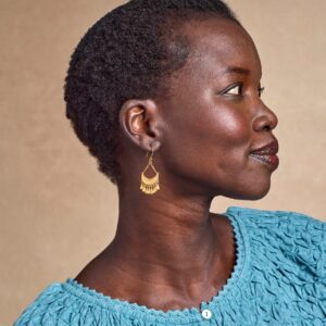 Crescent Fringe Earrings