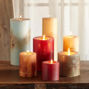 Antigua Single Wick Pillar Candle