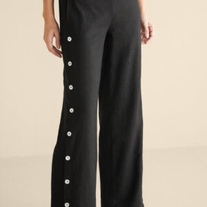 Sonoma Linen Blend Wide Leg Pants