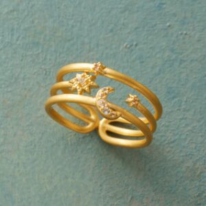 Twinkling Orbit Ring