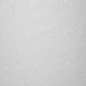 Stars & Moons on White Cotton Fabric by Quilter's Showcase