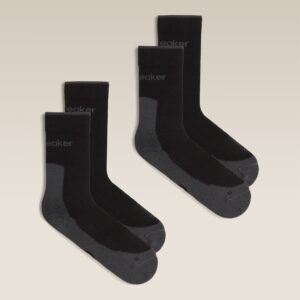 Men's Merino Hike+ Light Crew 2 Pack Socks