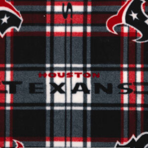 Fabric Traditions Houston Texans Fleece Fabric Plaid
