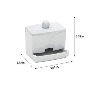 Simplify 4 Marble Q Tip Box