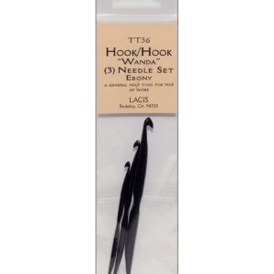 Double Ended Ebony Crochet Hooks