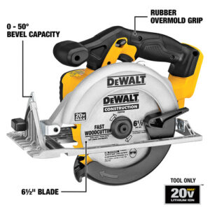 Dewalt DCS391B 20V MAX 6-1/2 in. Cordless Circular Saw (Tool Only)