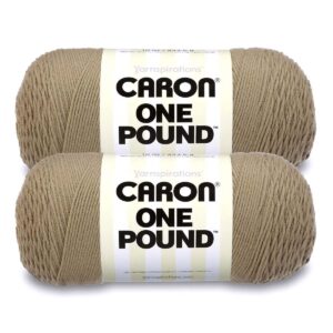 Caron One Pound 812yds Worsted Acrylic Yarn 2 Bundle