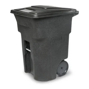 ANA96-00BKS 96 gal. Trash Can with Quiet Wheels and Lid