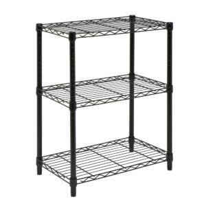 Honey Can Do 24 x 30 Heavy Duty 3 Tier Adjustable Shelving Unit 250lbs