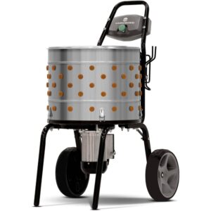 Yardbird 44204 Chicken Plucker, 20" Tub, 1.2HP Motor, Hose & Y-Valve