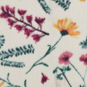 Pressed Flowers Anti Pill Fleece Fabric
