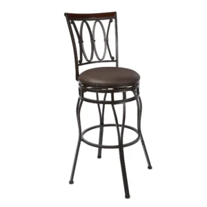 Better Homes & Gardens Adjustable 24" or 29" Swivel Barstool, Oil Rubbed Bronze